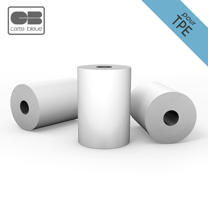 Achat TPE en ligne : 3 Cartons de 20 rouleaux papier thermique 57*40*12